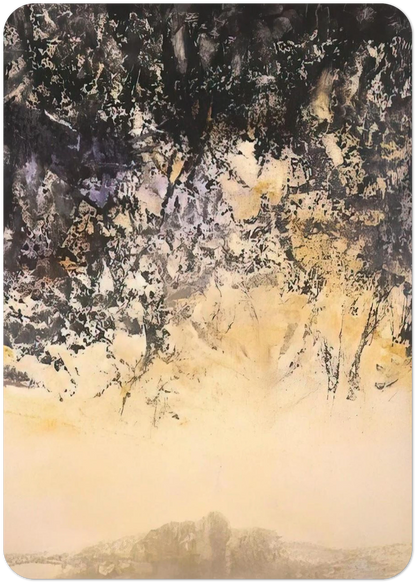 11 11 1996 1996 By Zao Wou-Ki Pack of 10 Post Cards | Zao Wou-Ki Post Cards | A6 (10.5 x 14.8 cm) - 4.1 x 5.8 inches