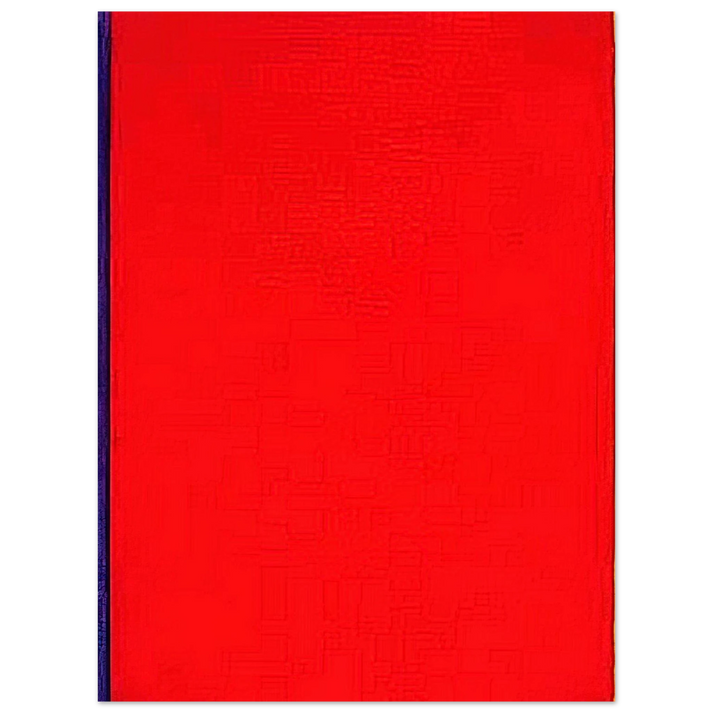 Barnett Newman - Who's Afraid of Red, Yellow, and Blue I  75x100 cm / 30x40inches Fine Art Poster