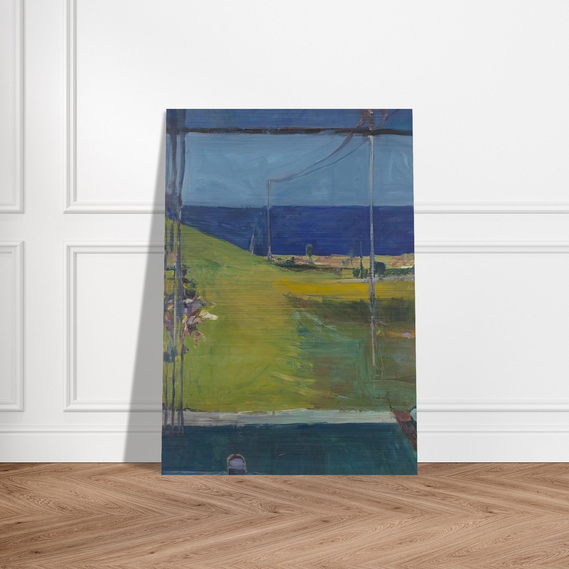 Ocean from a Window - Richard Diebenkorn Brushed Aluminum Print - 70x100 cm / 28x40 inches | Richard Diebenkorn Aluminum Print | Richard Diebenkorn Prints