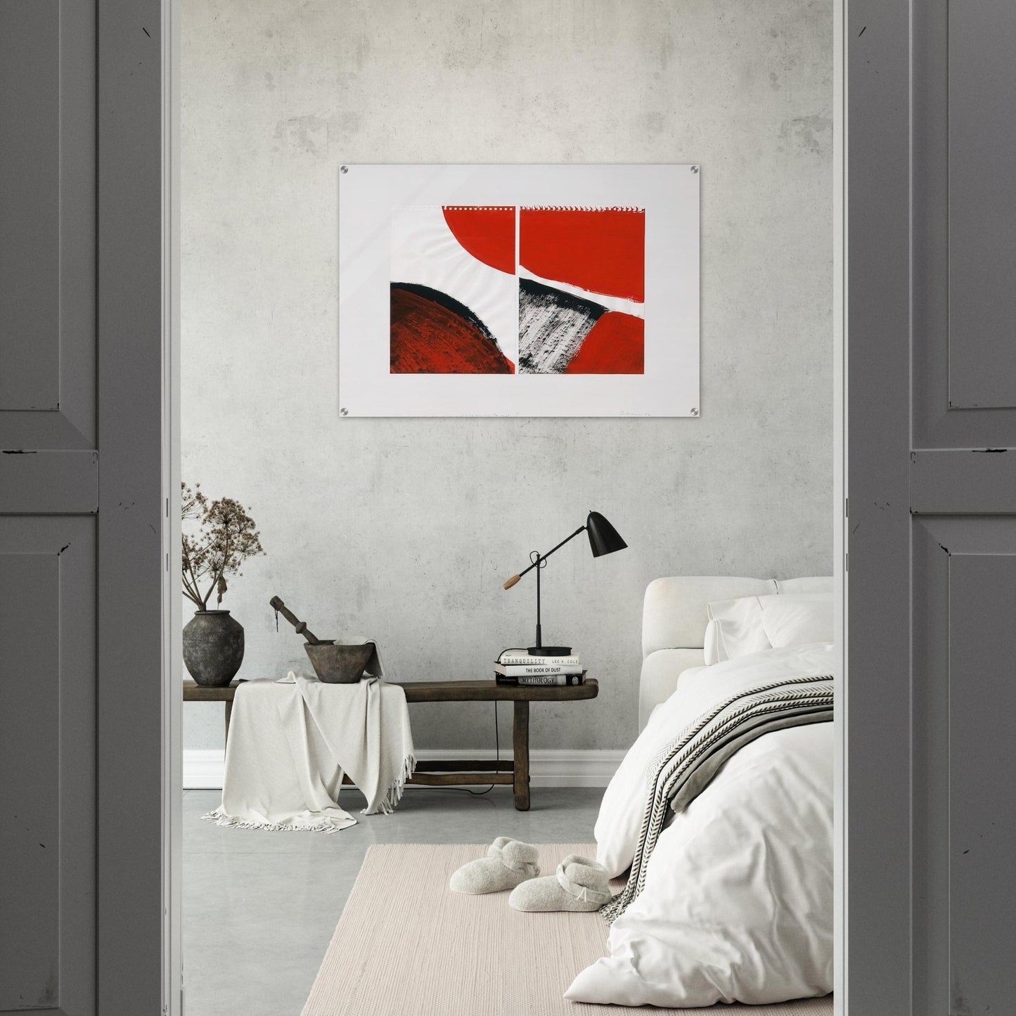 Who knows the beginning and who knows the end II - 1976 - Blinky Palermo Acrylic Print - 70x100 cm / 28x40″ inches