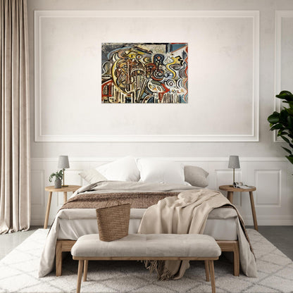 Portrait of Pegeen - Richard Pousette-Dart Acrylic Print - 70x100 cm / 28x40″ inches