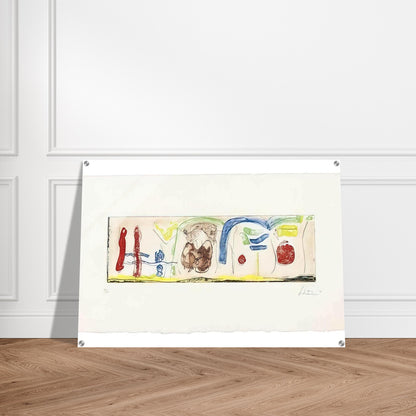 Bridges - 1996 - Helen Frankenthaler Acrylic Print - 70x100 cm / 28x40″ inches