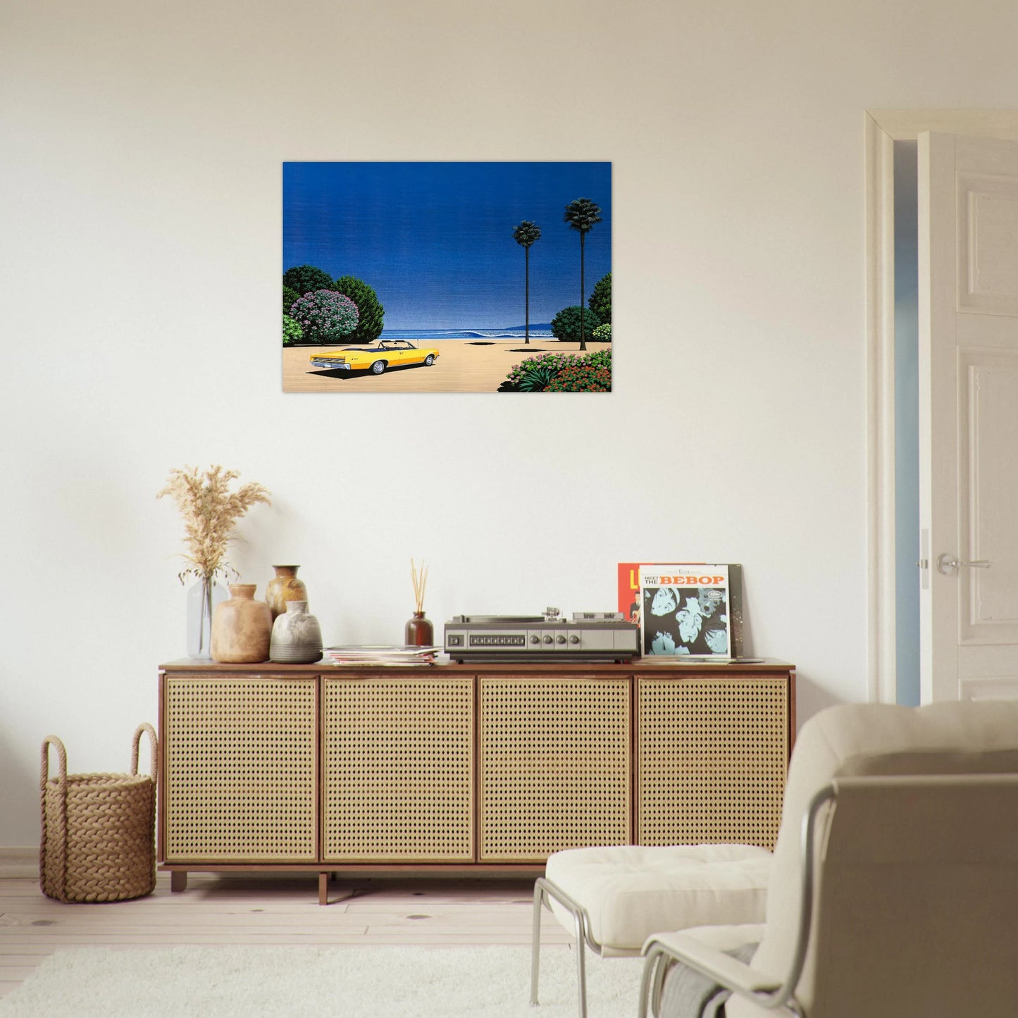Sweet Breeze Alt Coastline at Lover’s Point - Hiroshi Nagai Brushed Aluminum Print - 70x100 cm / 28x40 inches | Hiroshi Nagai Aluminum Print | Hiroshi Nagai Prints