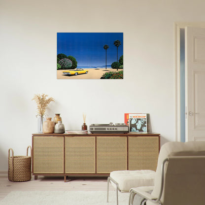 Sweet Breeze Alt Coastline at Lover’s Point - Hiroshi Nagai Brushed Aluminum Print - 70x100 cm / 28x40 inches | Hiroshi Nagai Aluminum Print | Hiroshi Nagai Prints