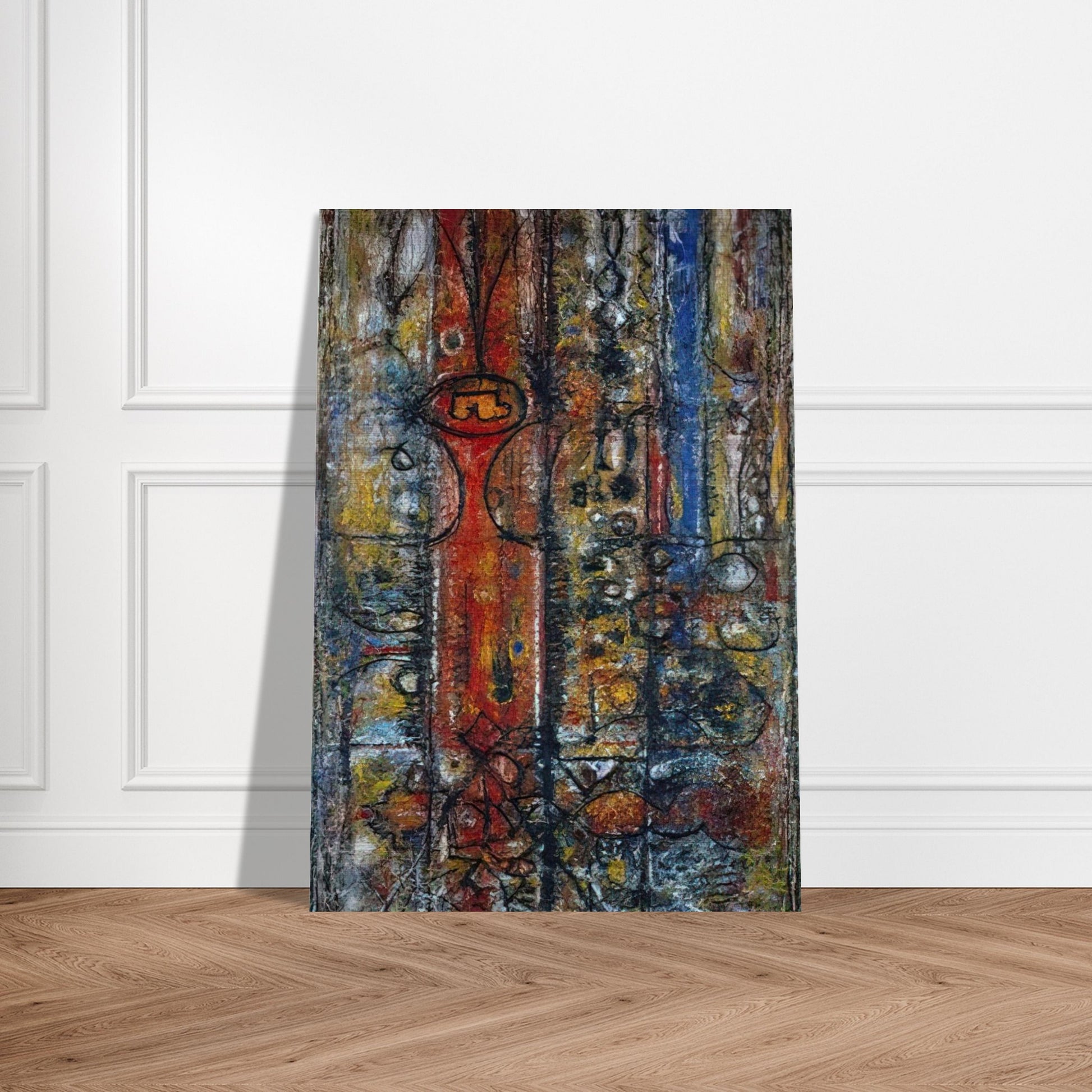 The Magnificent - 1951 - Richard Pousette-Dart Brushed Aluminum Print - 70x100 cm / 28x40 inches | Richard Pousette-Dart Aluminum Print | Richard Pousette-Dart Prints