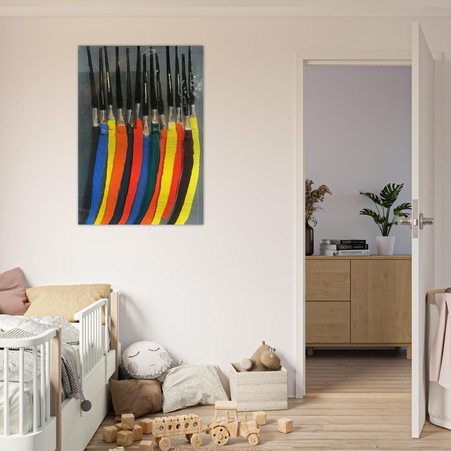 Paintbrushes V - 1991 - Arman Brushed Aluminum Print - 70x100 cm / 28x40 inches | Arman Aluminum Print | Arman Prints