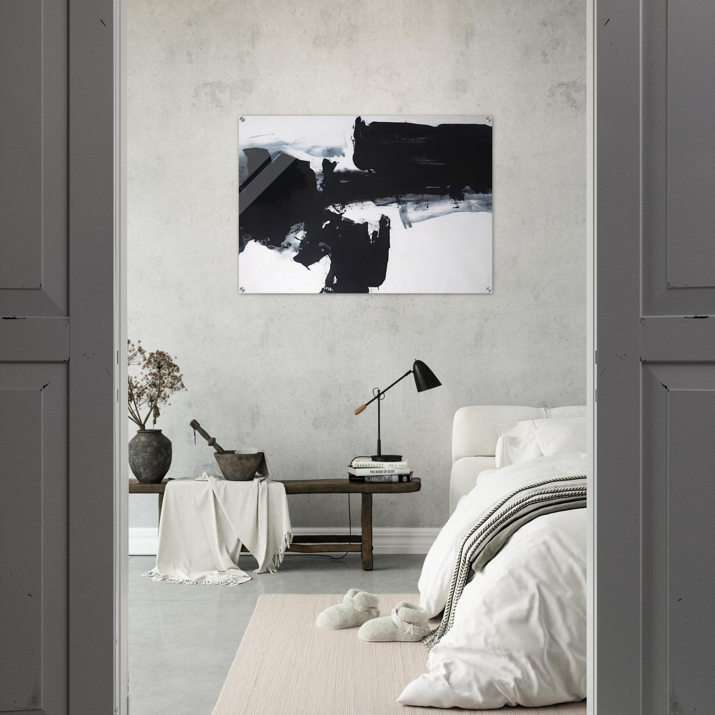 UNTITLED 1961 3 - Luis Feito Acrylic Print - 70x100 cm / 28x40″ inches