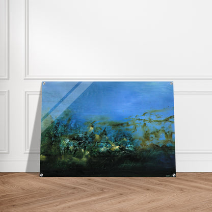 14 10 2002 2002 - Zao Wou-Ki Acrylic Print - 70x100 cm / 28x40″ inches