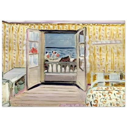 INTERIOR JULY 14TH ETRETAT 1920 - Henri Matisse Brushed Aluminum Print - 70x100 cm / 28x40 inches | Henri Matisse Aluminum Print | Henri Matisse Prints