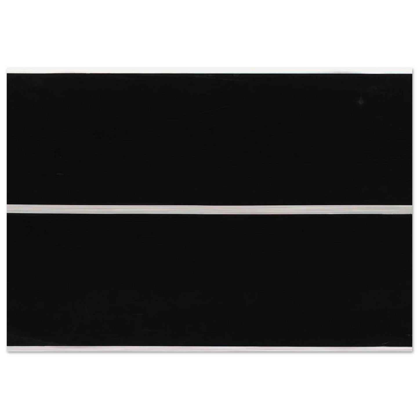 Horizontal Band - Ellsworth Kelly Brushed Aluminum Print - 70x100 cm / 28x40 inches | Ellsworth Kelly Aluminum Print | Ellsworth Kelly Prints