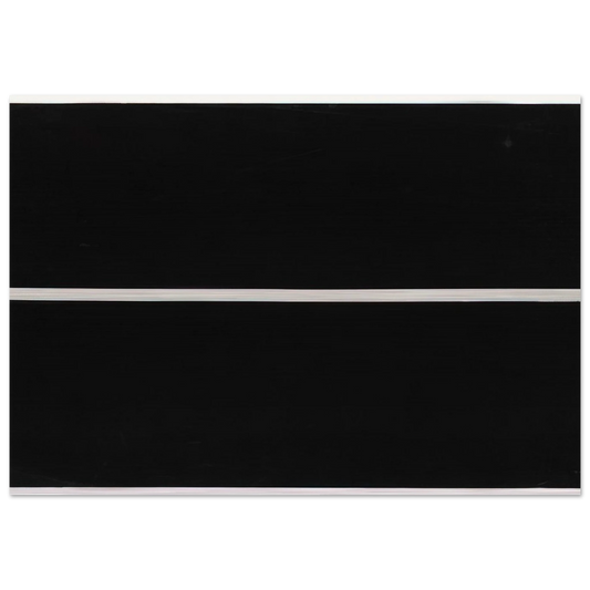 Horizontal Band - Ellsworth Kelly Brushed Aluminum Print - 70x100 cm / 28x40 inches | Ellsworth Kelly Aluminum Print | Ellsworth Kelly Prints