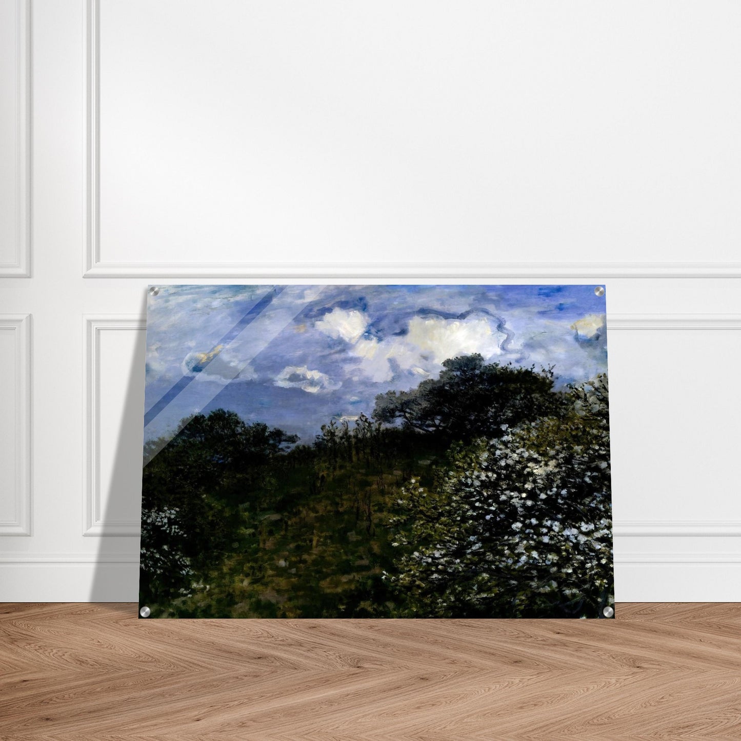 Spring - claude monet Acrylic Print - 70x100 cm / 28x40″ inches | claude monet Wall Art | claude monet Prints