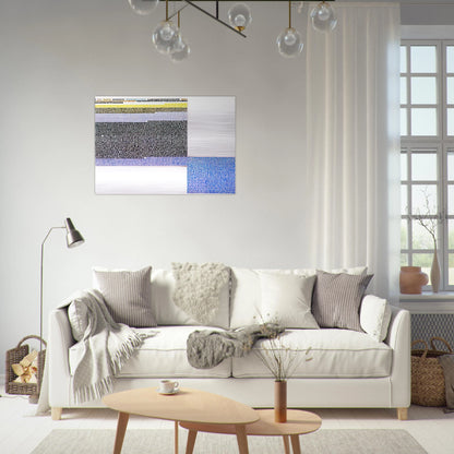Original Fibonacci - 2001 - Jennifer Bartlett Brushed Aluminum Print - 70x100 cm / 28x40 inches | Jennifer Bartlett Aluminum Print | Jennifer Bartlett Prints