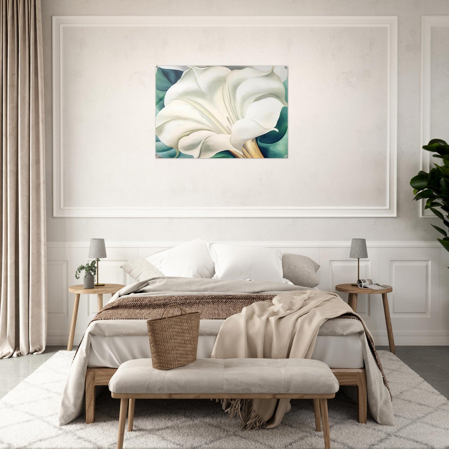 Jimson Weed 2 - Georgia O'Keeffe Acrylic Print - 70x100 cm / 28x40″ inches