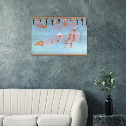 MOROCCAN CAF 1913 - Henri Matisse Brushed Aluminum Print - 70x100 cm / 28x40 inches | Henri Matisse Aluminum Print | Henri Matisse Prints