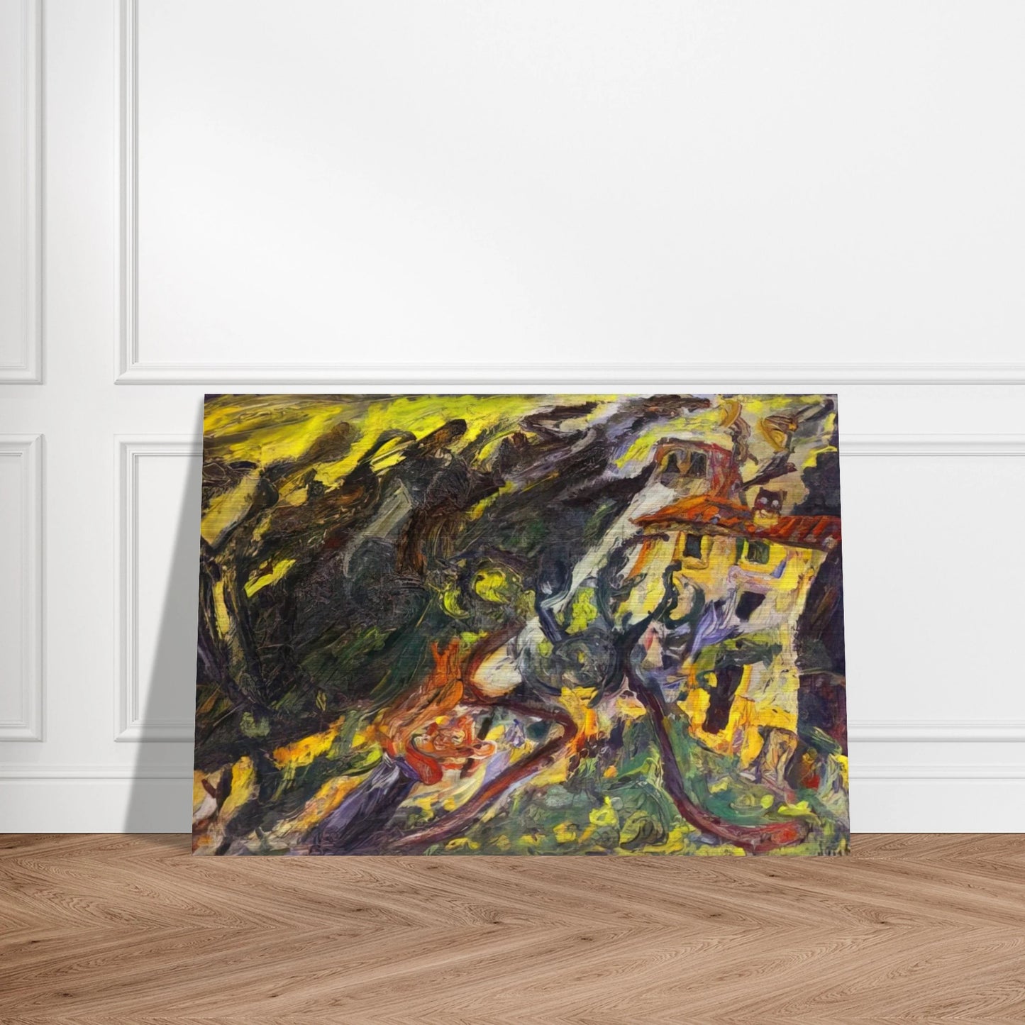 GORGE DE LOUP SUR VENCE - Chaim Soutine Brushed Aluminum Print - 70x100 cm / 28x40 inches | Chaim Soutine Aluminum Print | Chaim Soutine Prints
