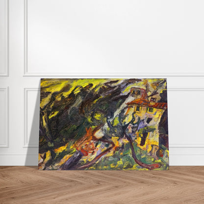 GORGE DE LOUP SUR VENCE - Chaim Soutine Brushed Aluminum Print - 70x100 cm / 28x40 inches | Chaim Soutine Aluminum Print | Chaim Soutine Prints