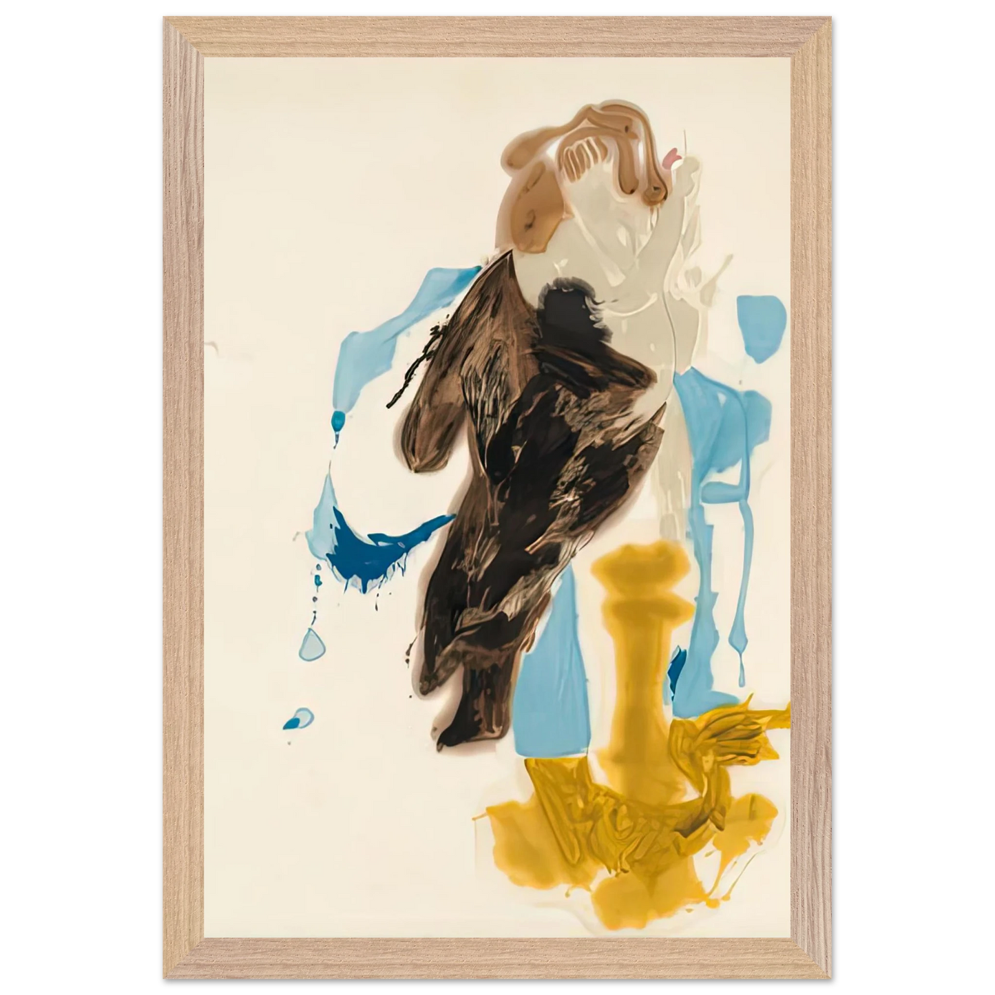 Helen Frankenthaler - After Rubens, 1961- Wall Art - 30x40 cm / 12x16 inches - Premium Wooden Framed Poster With Fine Art Paper-canvas - Wood frame