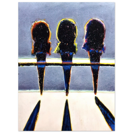 Wayne Thiebaud - Dark Cones - 1964 Wall Art - 21x29.7 cm / 8x12" - Fine Art Poster - -