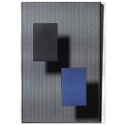 DOS CUADRITOS - Jesus Rafael Soto Brushed Aluminum Print - 70x100 cm / 28x40 inches | Jesus Rafael Soto Aluminum Print | Jesus Rafael Soto Prints
