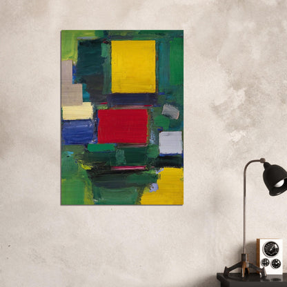 The Gate - Hans Hofmann Brushed Aluminum Print - 70x100 cm / 28x40 inches | Hans Hofmann Aluminum Print | Hans Hofmann Prints