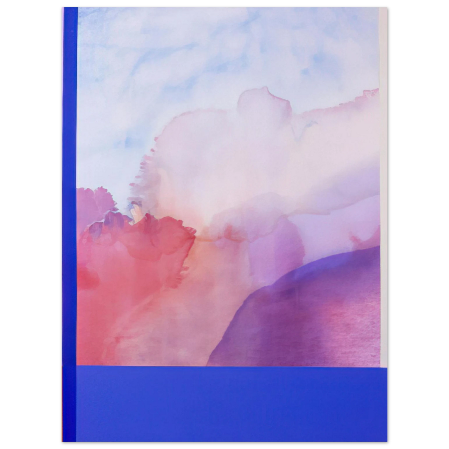 Ronnie Landfield - High Country - 2000  75x100 cm / 30x40inches Fine Art Poster