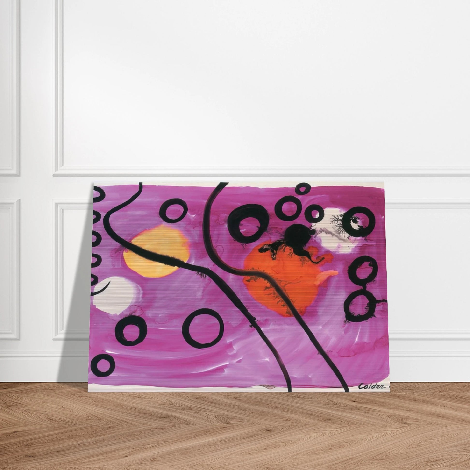 UNTITLED 1963 - Alexander Calder Brushed Aluminum Print - 70x100 cm / 28x40 inches | Alexander Calder Aluminum Print | Alexander Calder Prints
