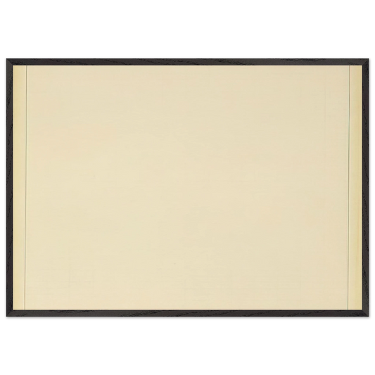 Petal - Agnes Martin 70x100 cm / 28x40 inches Framed Art Print – Black Wooden Frame