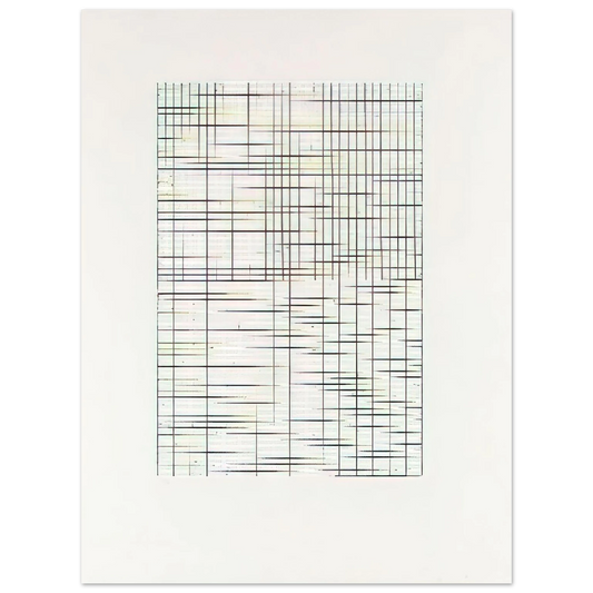 Brice Marden - Untitled from Adriatics - Minimalism  75x100 cm / 30x40inches Fine Art Poster