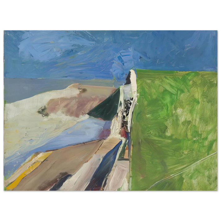 Richard Diebenkorn - Seawall  75x100 cm / 30x40inches Fine Art Poster