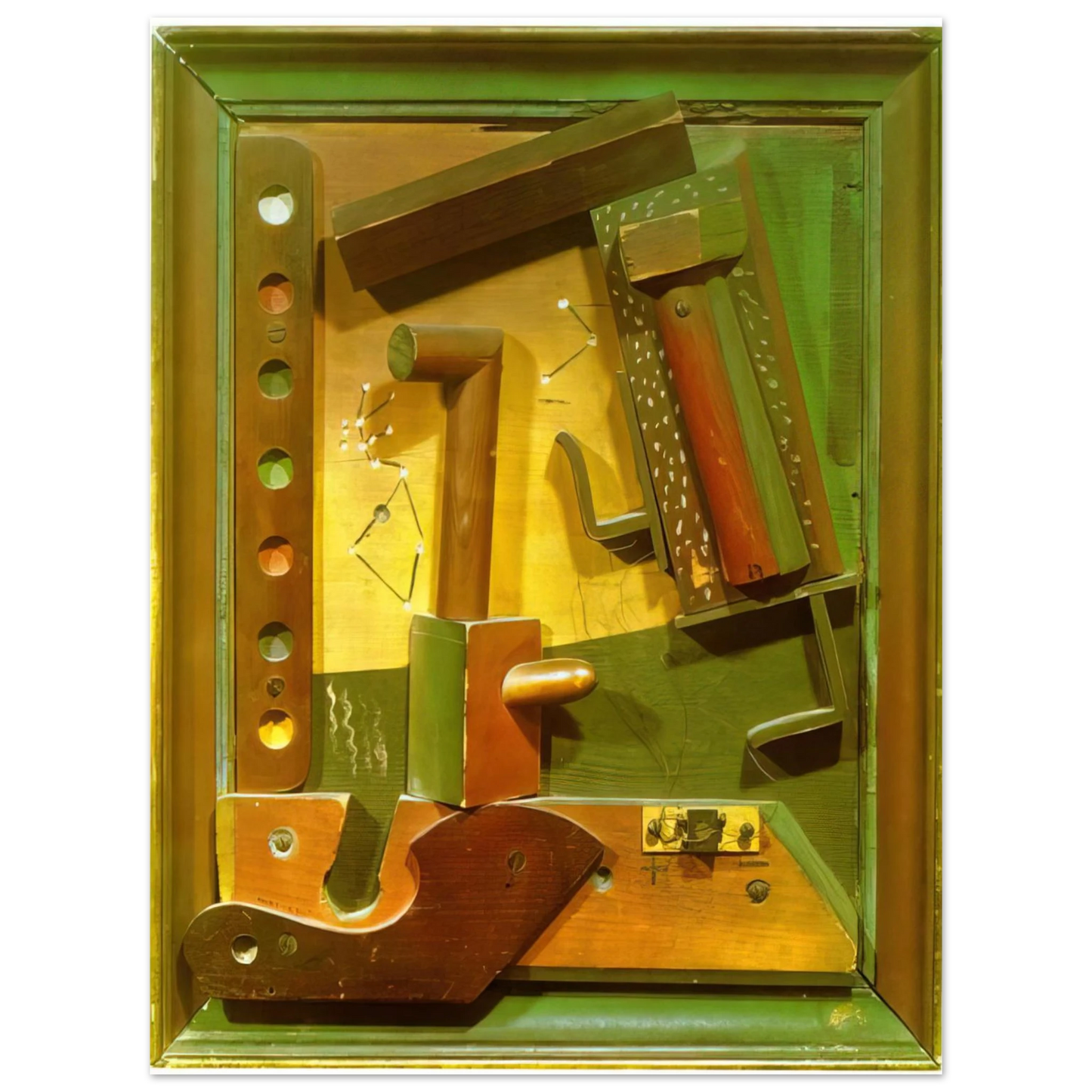 Max Ernst - Fruit of a Long Experience  75x100 cm / 30x40inches Fine Art Poster
