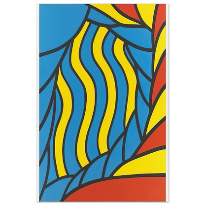 Flying Circus - 1965 - Nicholas Krushenick Art Prints - 100x150 cm / 40x60″ inches | Nicholas Krushenick Poster | Nicholas Krushenick Prints