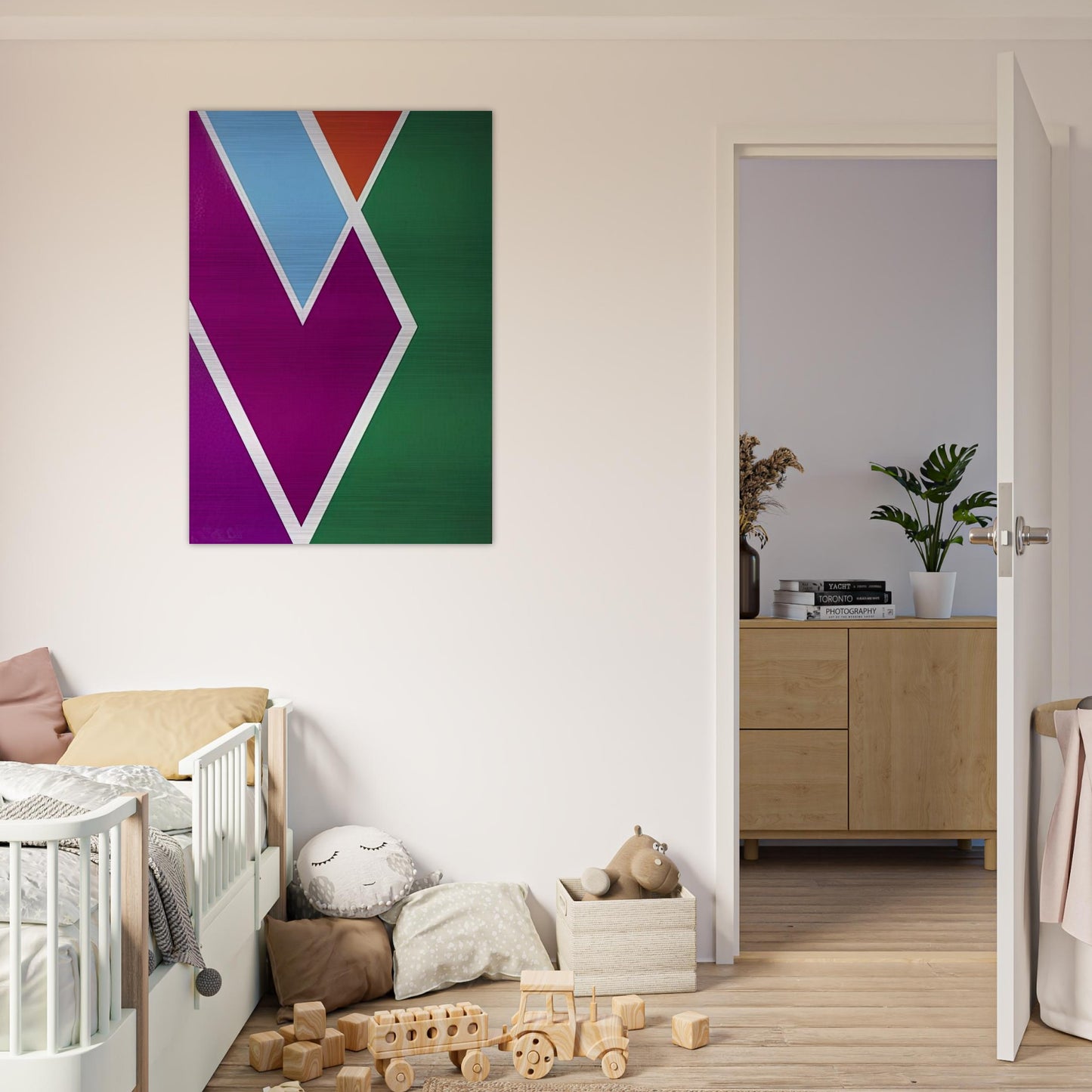 Untitled Mostly Mozart Festival - 1971 - Larry Zox Brushed Aluminum Print - 70x100 cm / 28x40 inches | Larry Zox Aluminum Print | Larry Zox Prints