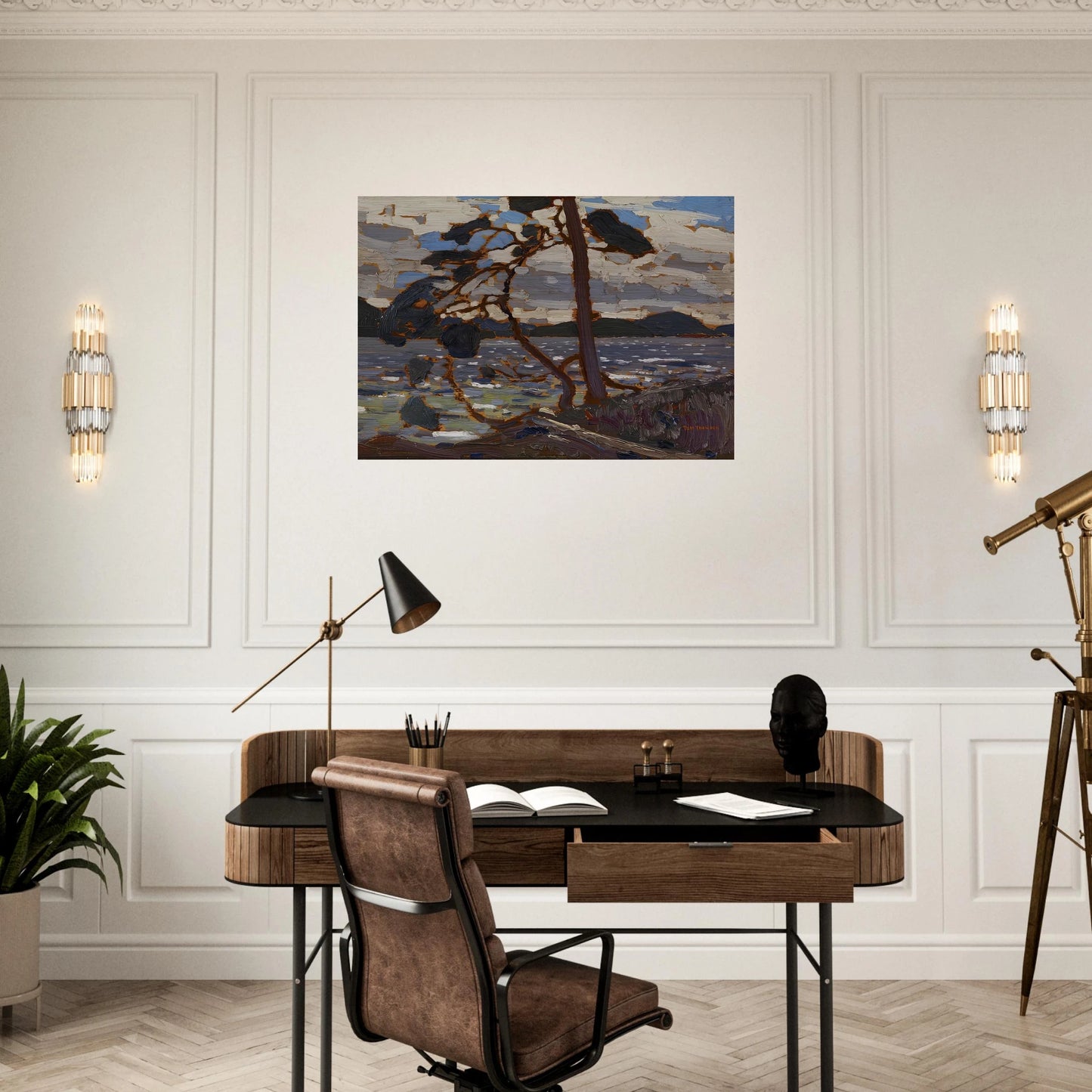 SKETCH FOR THE WEST WIND 1916 - Tom Thomson Brushed Aluminum Print - 70x100 cm / 28x40 inches | Tom Thomson Aluminum Print | Tom Thomson Prints