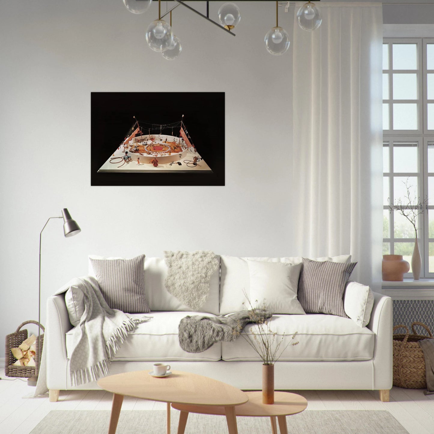 CALDER S CIRCUS 1931 - Alexander Calder Brushed Aluminum Print - 70x100 cm / 28x40 inches | Alexander Calder Aluminum Print | Alexander Calder Prints