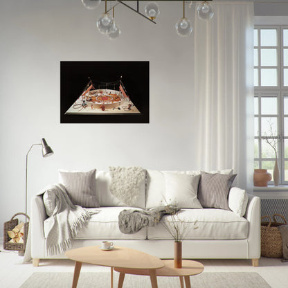CALDER S CIRCUS 1931 - Alexander Calder Brushed Aluminum Print - 70x100 cm / 28x40 inches | Alexander Calder Aluminum Print | Alexander Calder Prints