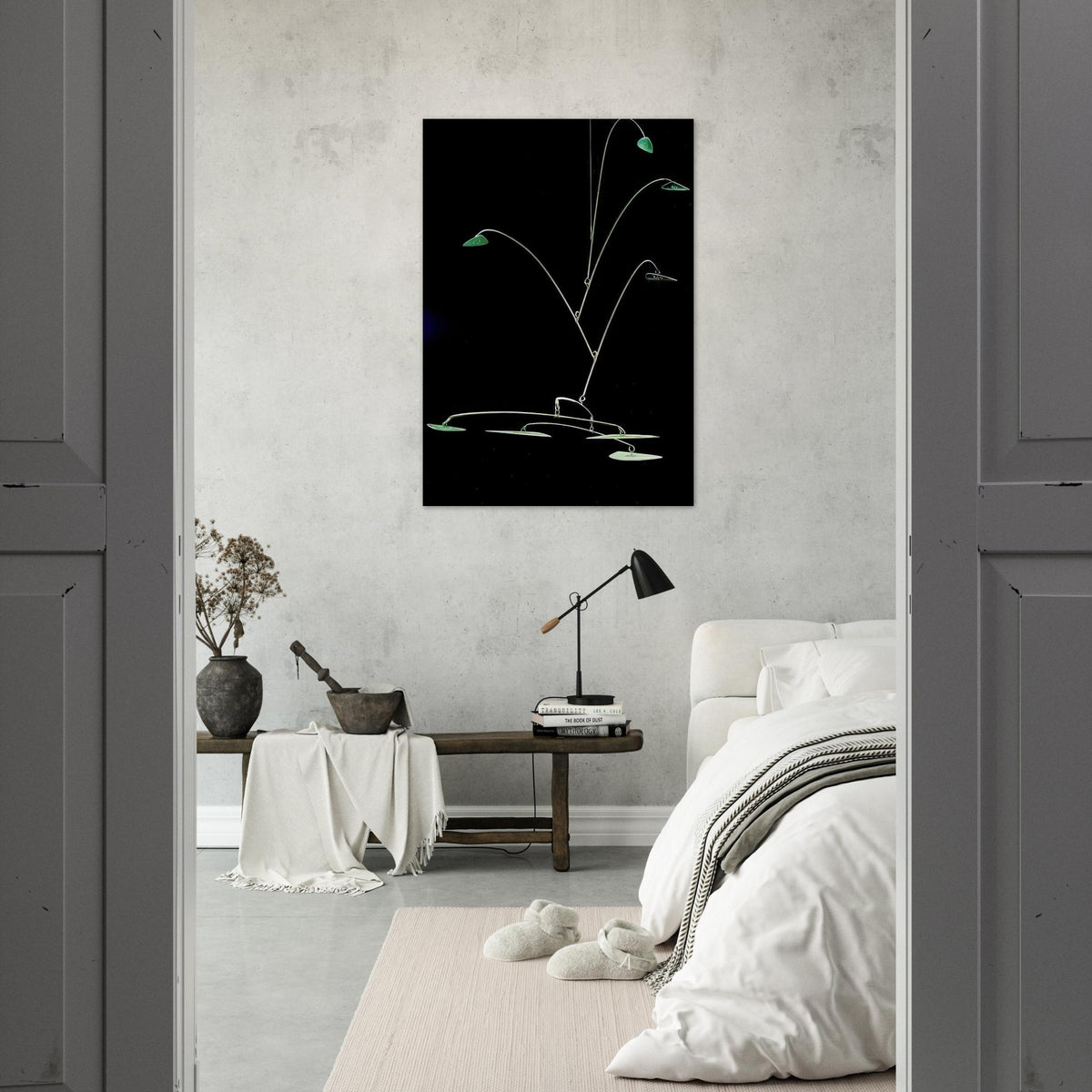 STAINLESS STEALER 1966 - Alexander Calder Brushed Aluminum Print - 70x100 cm / 28x40 inches | Alexander Calder Aluminum Print | Alexander Calder Prints