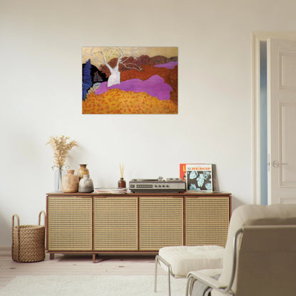Autumn - 1944 - Milton Avery Brushed Aluminum Print - 70x100 cm / 28x40 inches | Milton Avery Aluminum Print | Milton Avery Prints
