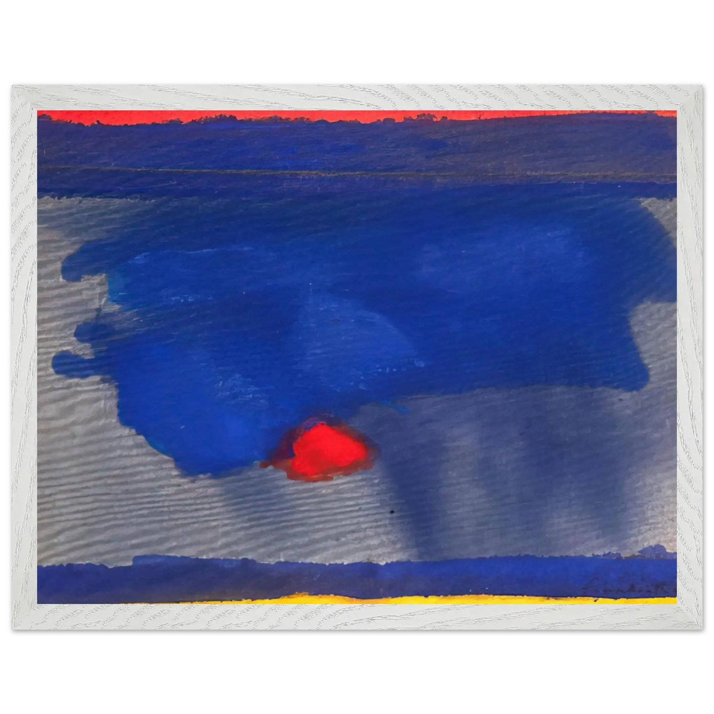 Helen Frankenthaler - Provincetown - 1964 Wall art - 15x20 cm / 6x8 Inches - Premium Wooden Framed Poster With Fine Art Paper - Wood frame