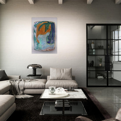 Loggia - 1982 - Ron Gorchov Brushed Aluminum Print - 70x100 cm / 28x40 inches | Ron Gorchov Aluminum Print | Ron Gorchov Prints