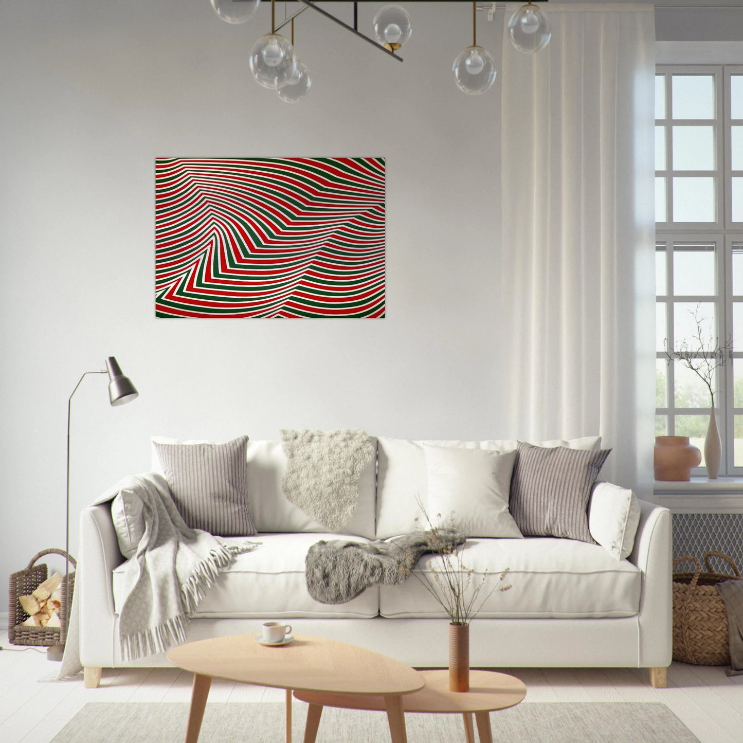 Swirling Retina - Marcel Barbeau Brushed Aluminum Print - 70x100 cm / 28x40 inches | Marcel Barbeau Aluminum Print | Marcel Barbeau Prints