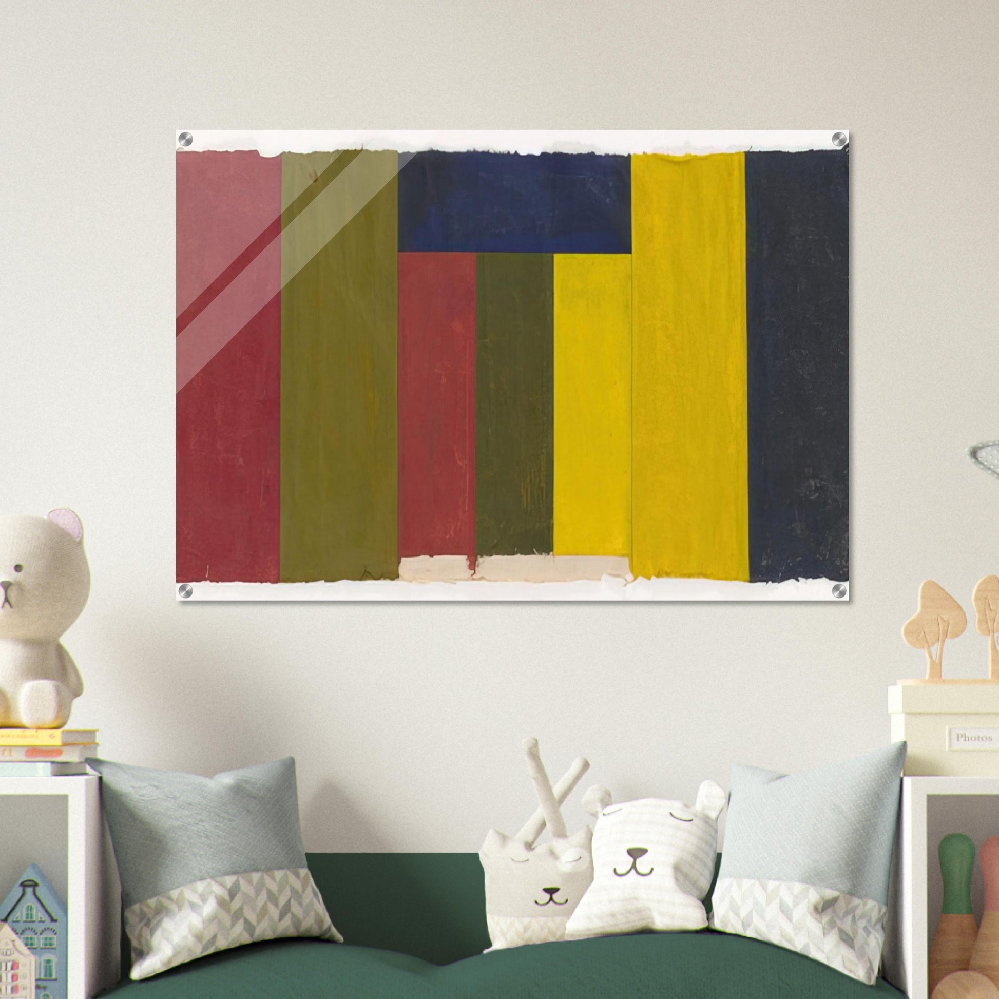 Study II - 1981 - Brice Marden Acrylic Print - 70x100 cm / 28x40″ inches | Brice Marden Wall Art | Brice Marden Prints