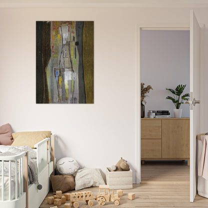 Stratificazione I - Art Informel - Bice Lazzari Brushed Aluminum Print - 70x100 cm / 28x40 inches | Bice Lazzari Aluminum Print | Bice Lazzari Prints