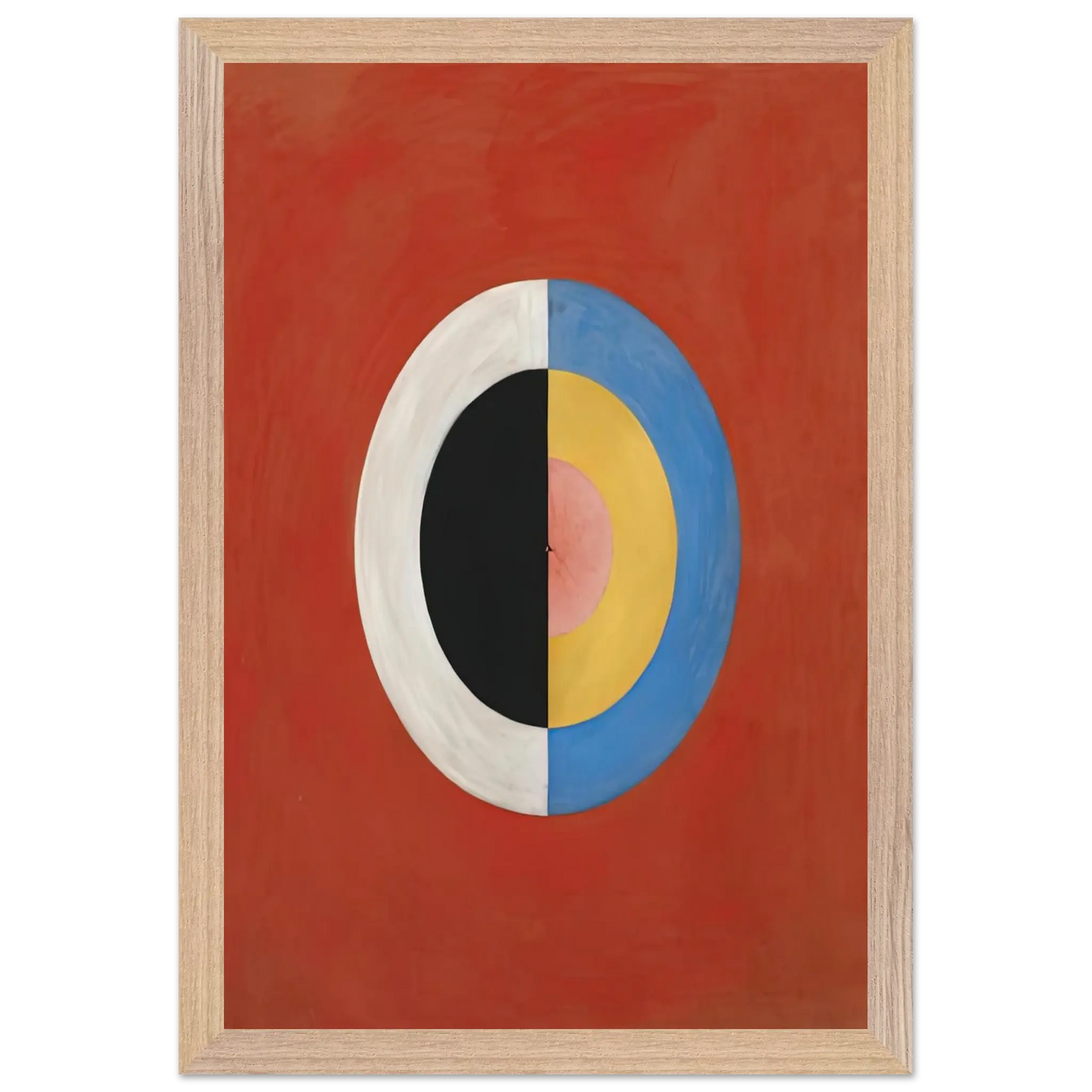 Hilma af Klint - THE SWAN NO 17 1915 0 Wall art - 28x43  cm / XL (11x17 Inches) - Fine Art Poster - -