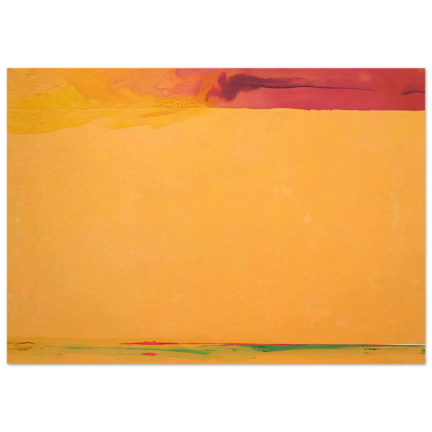 Helen Frankenthaler - Southern Exposure - 2005 Wall art - A3 (29.7 x 42  cm) - Premium Wooden Framed Poster With Fine Art Paper-canvas - Black frame
