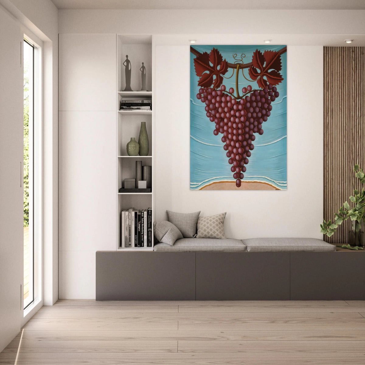 El Racimo De Uvas - 1944 - Maruja Mallo Art Prints - 100x150 cm / 40x60″ inches | Maruja Mallo Poster | Maruja Mallo Prints