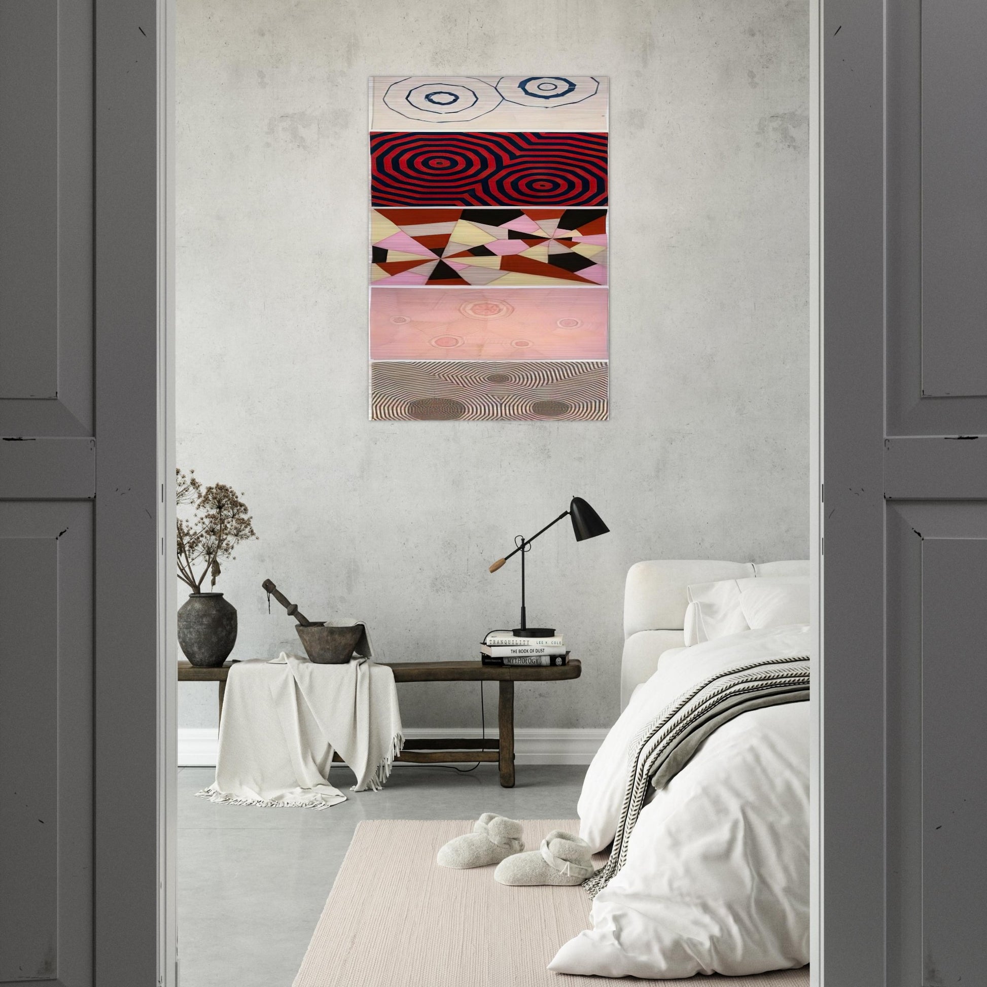 THE FABRIC WORKS BOARD - Louise Bourgeois Brushed Aluminum Print - 70x100 cm / 28x40 inches | Louise Bourgeois Aluminum Print | Louise Bourgeois Prints