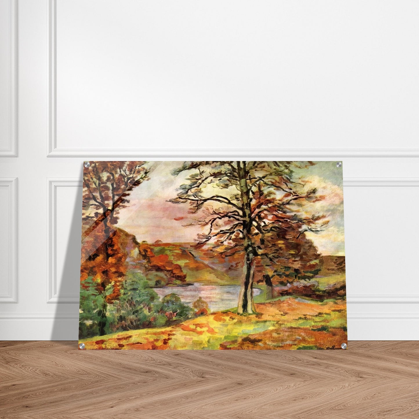 Landscape - 1870 - Armand Guillaumin Acrylic Print - 70x100 cm / 28x40″ inches | Armand Guillaumin Wall Art | Armand Guillaumin Prints