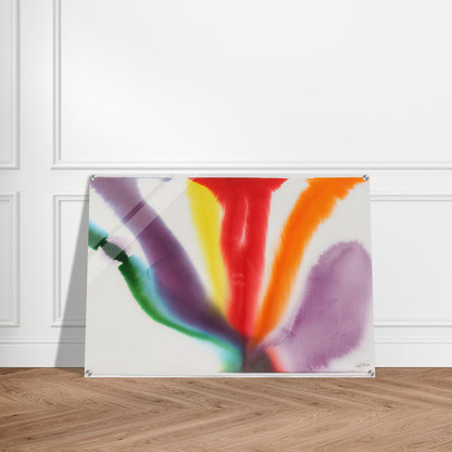 Phenomena Compass Bearing - Paul Jenkins Acrylic Print - 70x100 cm / 28x40″ inches | Paul Jenkins Wall Art | Paul Jenkins Prints