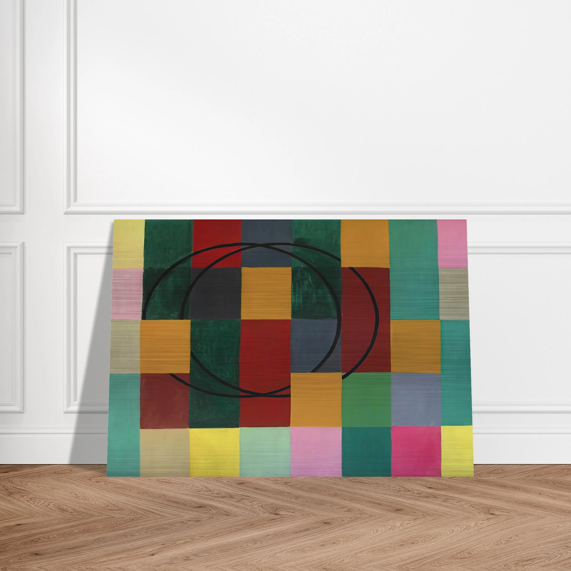 Die Fremden Kreise - 1963 - Johannes Itten Brushed Aluminum Print - 70x100 cm / 28x40 inches | Johannes Itten Aluminum Print | Johannes Itten Prints